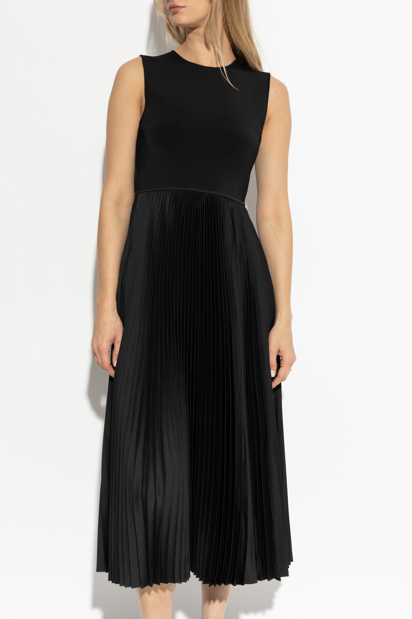theredthread S oval pleats dress ブラック Theory Dress with pleated skirt | Women's Clothing | Vitkac